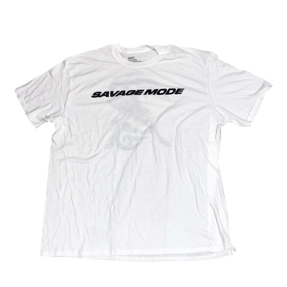 Mike Tyson Collection Savage Mode Tattoo SS Tee size 2x